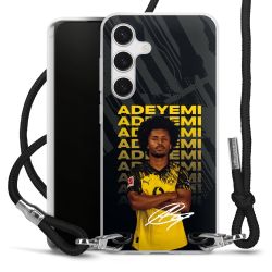 New Carry Case Transparent Stoff schwarz/silber