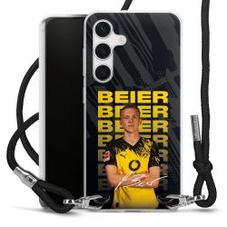 New Carry Case Transparent Stoff schwarz/silber