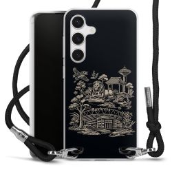 Carry Case Stoff schwarz/silber