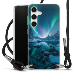 New Carry Case Transparent Stoff schwarz/silber