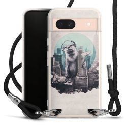 Carry Case Transparent Fabric black/silver