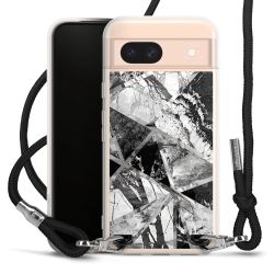 Carry Case Transparent Fabric black/silver