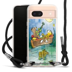 New Carry Case Transparent Stoff schwarz/silber