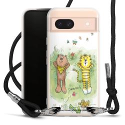 New Carry Case Transparent Stoff schwarz/silber