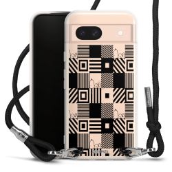 New Carry Case Transparent Stoff schwarz/silber