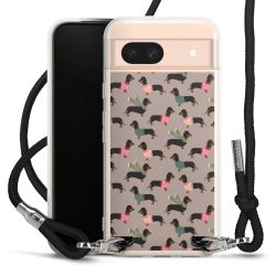 New Carry Case Transparent Stoff schwarz/silber