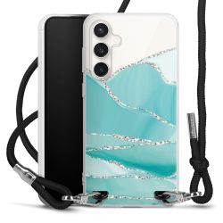 Carry Case Transparent Fabric black/silver