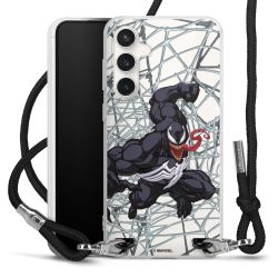 New Carry Case Transparent Stoff schwarz/silber