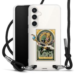 New Carry Case Transparent Stoff schwarz/silber