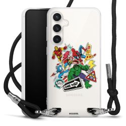 New Carry Case Transparent Stoff schwarz/silber