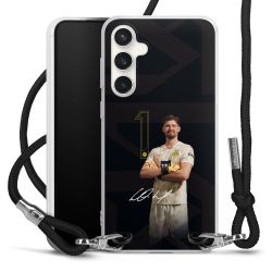 New Carry Case Transparent Stoff schwarz/silber