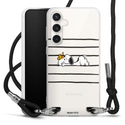 New Carry Case Transparent Stoff schwarz/silber