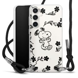 New Carry Case Transparent Stoff schwarz/silber