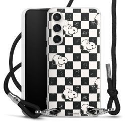 New Carry Case Transparent Stoff schwarz/silber