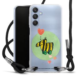 New Carry Case Transparent Stoff schwarz/silber