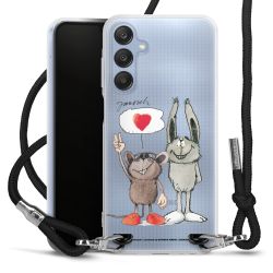 New Carry Case Transparent Stoff schwarz/silber