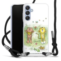 New Carry Case Transparent Stoff schwarz/silber