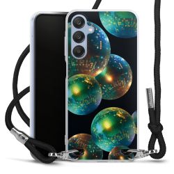 New Carry Case Transparent Stoff schwarz/silber