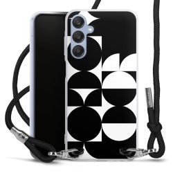 New Carry Case Transparent Stoff schwarz/silber