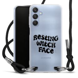 New Carry Case Transparent Stoff schwarz/silber