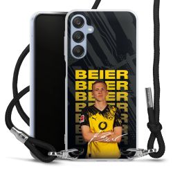 New Carry Case Transparent Stoff schwarz/silber