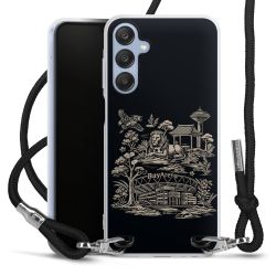 Carry Case Stoff schwarz/silber