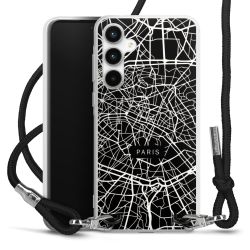 Carry Case Transparent Fabric black/silver