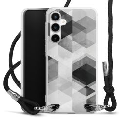 Carry Case Transparent Fabric black/silver