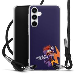 New Carry Case Transparent Stoff schwarz/silber