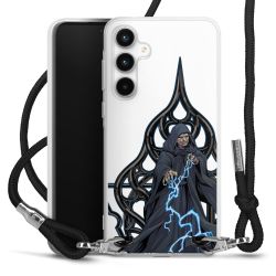 New Carry Case Transparent Stoff schwarz/silber