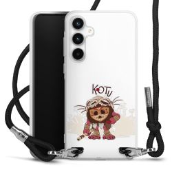 New Carry Case Transparent Stoff schwarz/silber