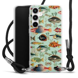 New Carry Case Transparent Stoff schwarz/silber