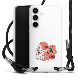 New Carry Case Transparent Stoff schwarz/silber