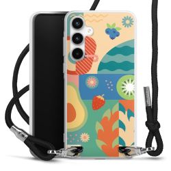 New Carry Case Transparent Stoff schwarz/silber