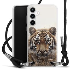 New Carry Case Transparent Stoff schwarz/silber