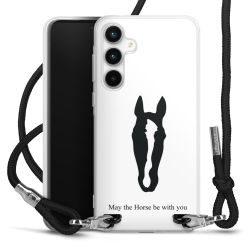 New Carry Case Transparent Stoff schwarz/silber