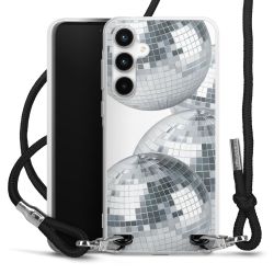 New Carry Case Transparent Stoff schwarz/silber