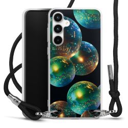 New Carry Case Transparent Stoff schwarz/silber