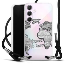 Carry Case Transparent Fabric black/silver