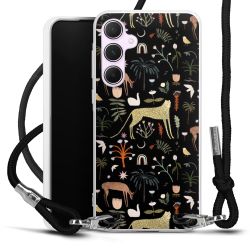 New Carry Case Transparent Stoff schwarz/silber