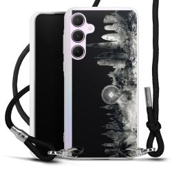 Carry Case Transparent Fabric black/silver