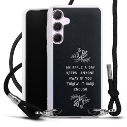 New Carry Case Transparent Stoff schwarz/silber