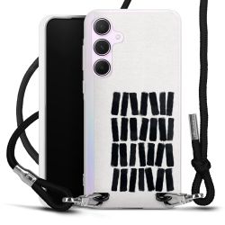 New Carry Case Transparent Stoff schwarz/silber