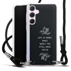 New Carry Case Transparent Stoff schwarz/silber