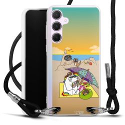 Carry Case Stoff schwarz/silber