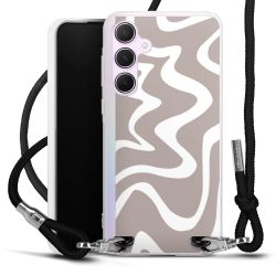 New Carry Case Transparent Stoff schwarz/silber