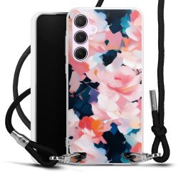 New Carry Case Transparent Stoff schwarz/silber