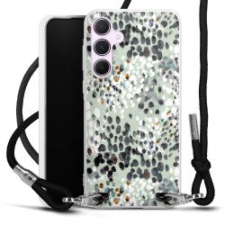 New Carry Case Transparent Stoff schwarz/silber