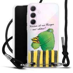 New Carry Case Transparent Stoff schwarz/silber