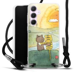 New Carry Case Transparent Stoff schwarz/silber